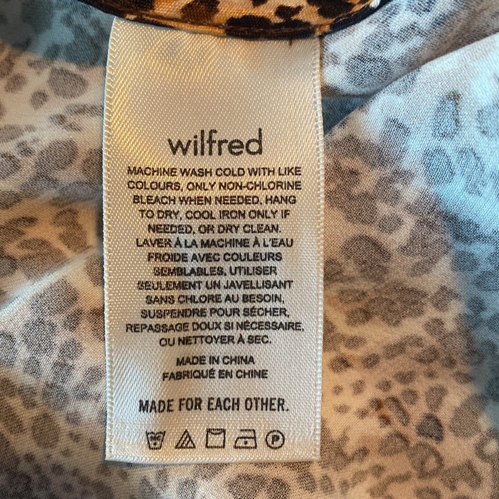 NWT. Aritzia Wilfred ONLY ruched slip dress, giselle/bison - Picture 8 of 10
